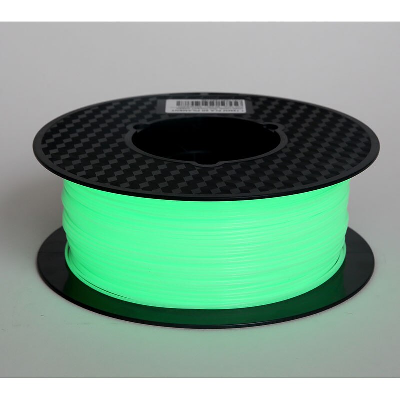 Nachtelijk pla 3d printerfilament nachtelijk 1.75mm printmateriaal nachtelijk blauw groen paars 1kg gloeiend in het donker: Groente