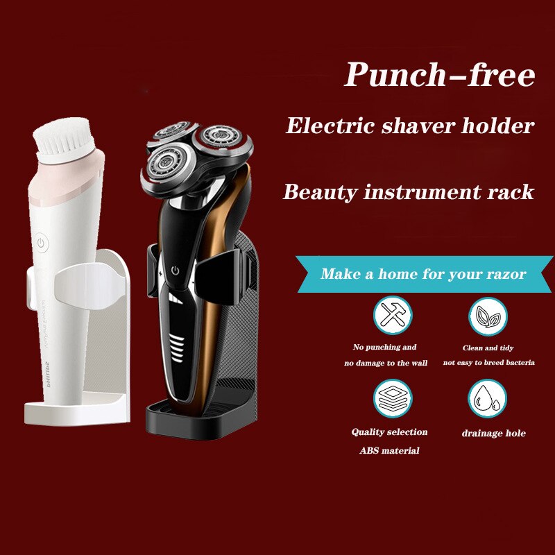 Punch Gratis Scheren Scheermes Houder Mannen Scheren Scheerapparaat Opslag Haak Wandplank Badkamer Scheermes Rack Muur Keuken Accessoires
