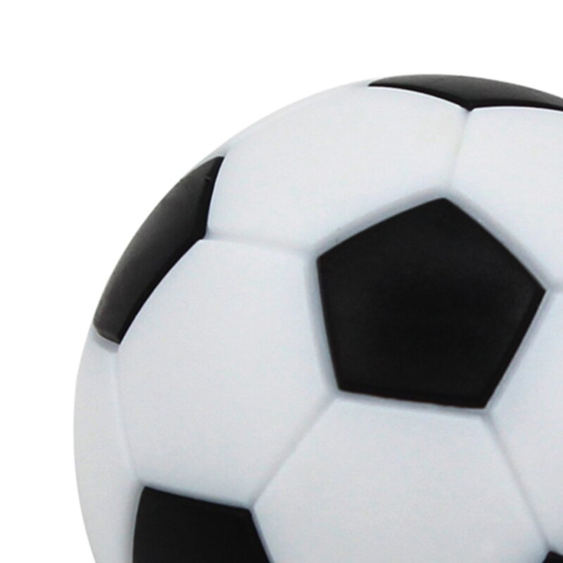 10pcs/lot Table Football Soccer Ball Plastic Black And White Soccer Balls Tabletop Game Soccer Accessories Birthday Party Decor