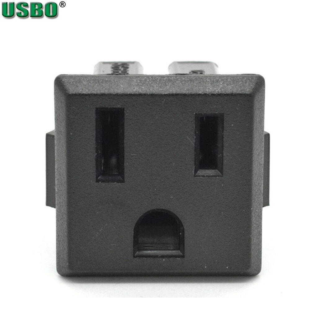 Zwart Koper Ce Industriële 5-15R Outlet Amerikaanse Standaard Ons Stopcontact 250V 10A 125V 15A Universele Ac Power socket SS-6B
