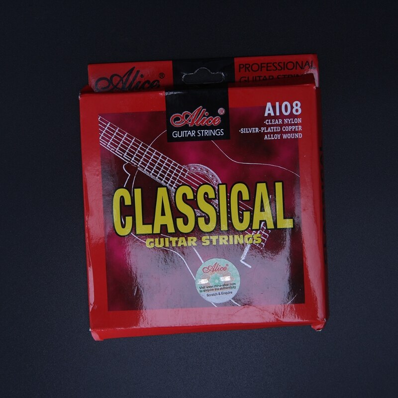 Klassieke Gitaar Snaren Set 6-String Klassieke Gitaar Clear Nylon Alice A108