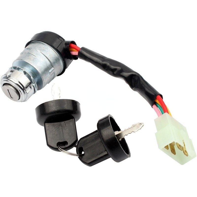 Universeel 5 Draad 5 Pin Contactslot Start Slot Met 2 Sleutels Waterdichte 4 Takt Motorfiets Dune Buggy Atv onderdelen Bromfiets