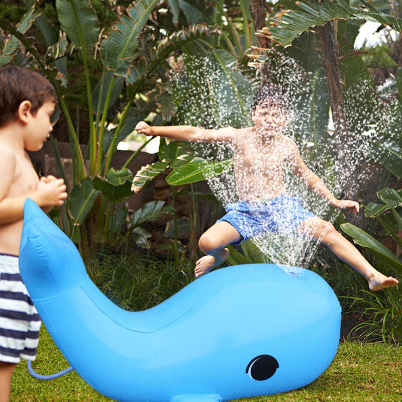 Kids Opblaasbare Spray Water Pad Leuke Cartoon Dier Dolfijn Water Mat Play Zwembad Outdoor Spelen Gazon Sprinkler Speelgoed