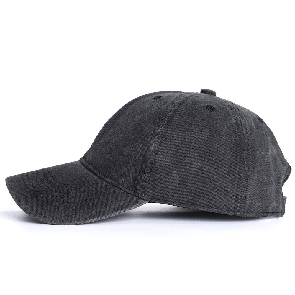 Masculino feminino vintage boné de beisebol lavado algodão snapback chapéu ajustável esportes ao ar livre boné de camionista