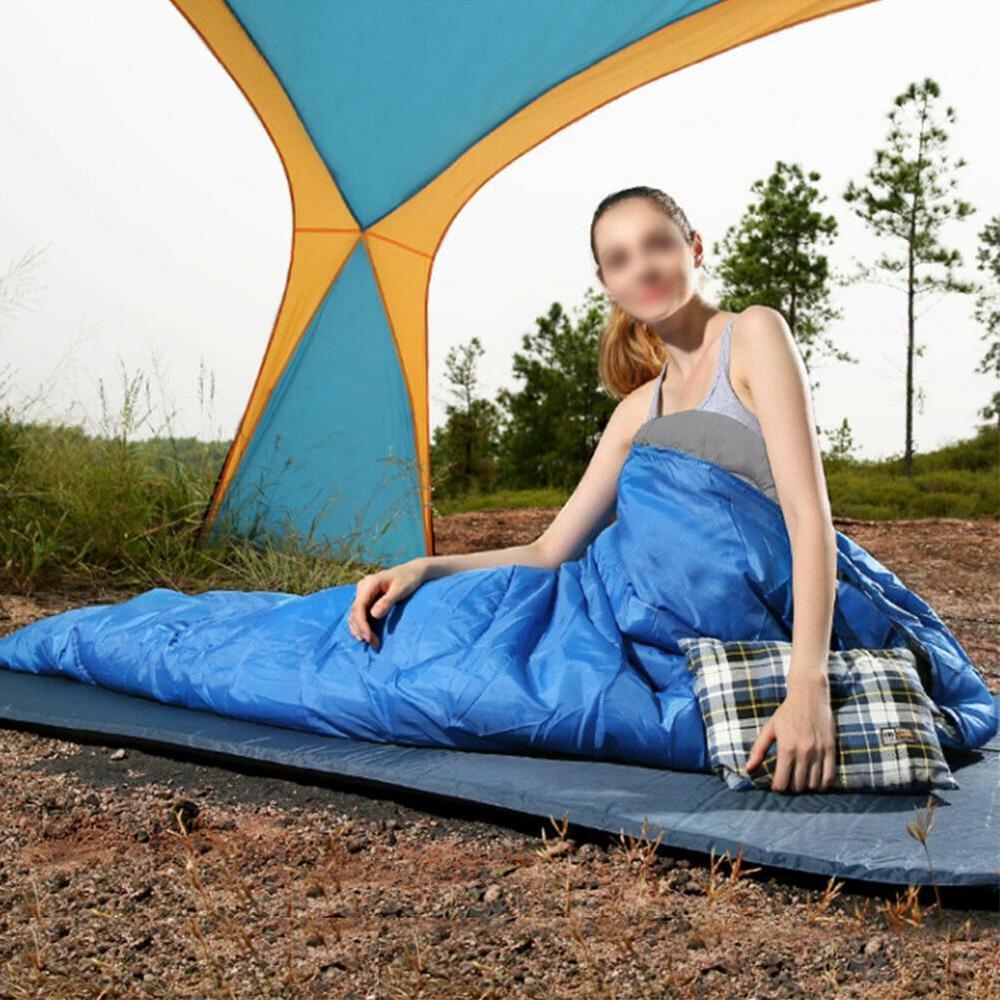 Outdoor Waterproof Travel Envelope Sleeping Bag Camping Hiking Carrying Case Blue