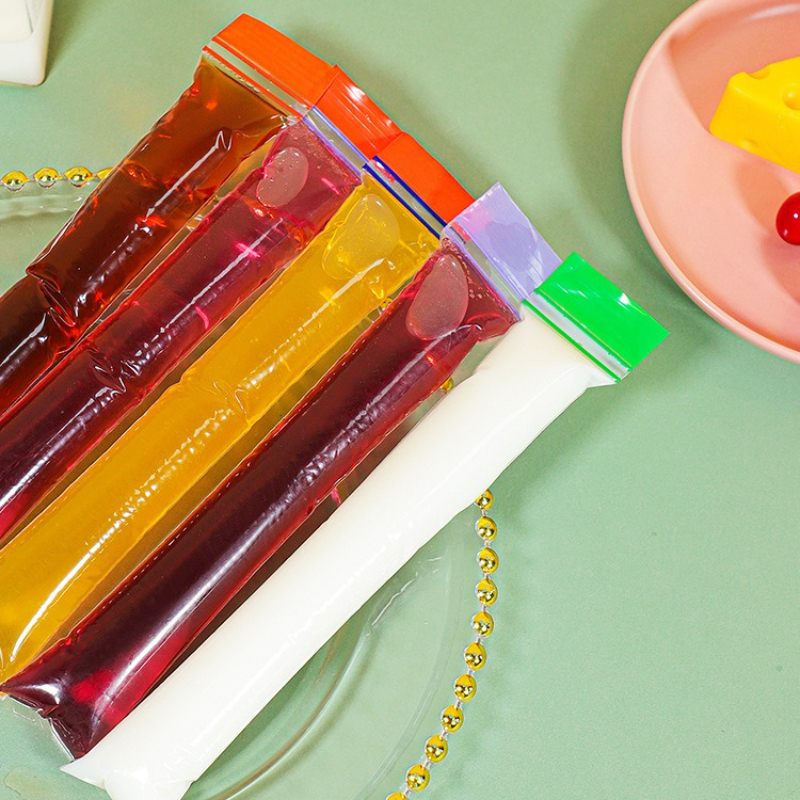 50/100Pcs Disposable Ice Popsicle Mold Bags Kitchen Ice Block Packaging Bag DIY Yogurt Juice Smoothie Bag Mould Tools