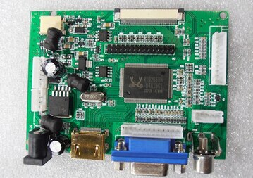 Universal HDMI VGA 2AV 50PIN TTL LVDS Placa de controlador módulo Monitor Kit para Raspberry PI LCD AT070TN92 tn90 94 Panel