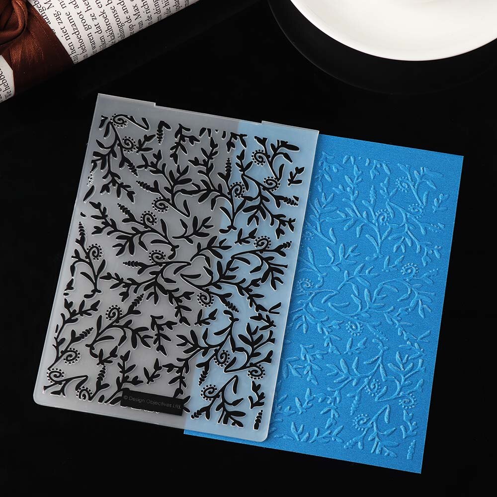 1PC Various Pattern Plastic Embossing Template DIY Scrapbook Paper Craft Album Cards Handcraft Plastic Template: 4