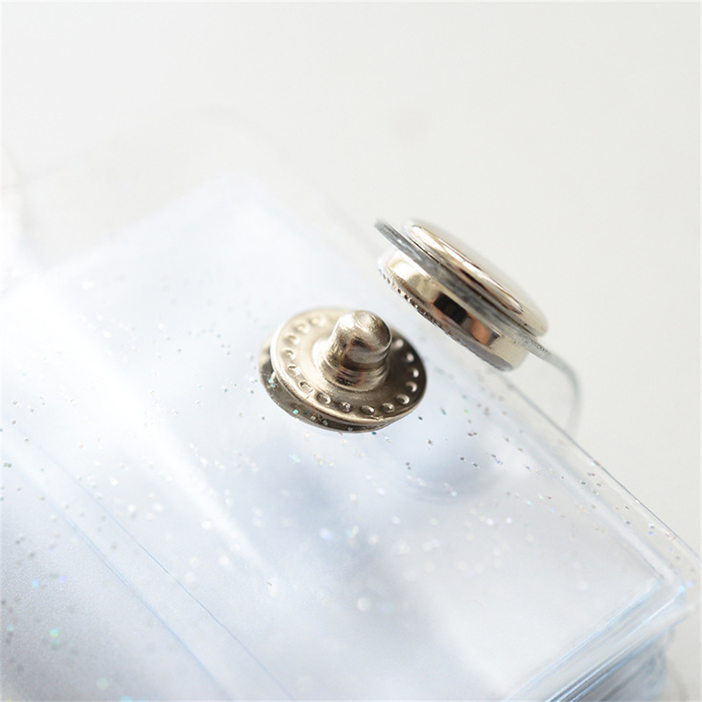 16 Pages Mini Photo Album Keychains Women's Small Instant Picture Album Key Chain Pendant ID Photo Interstitial Pocket Keyring