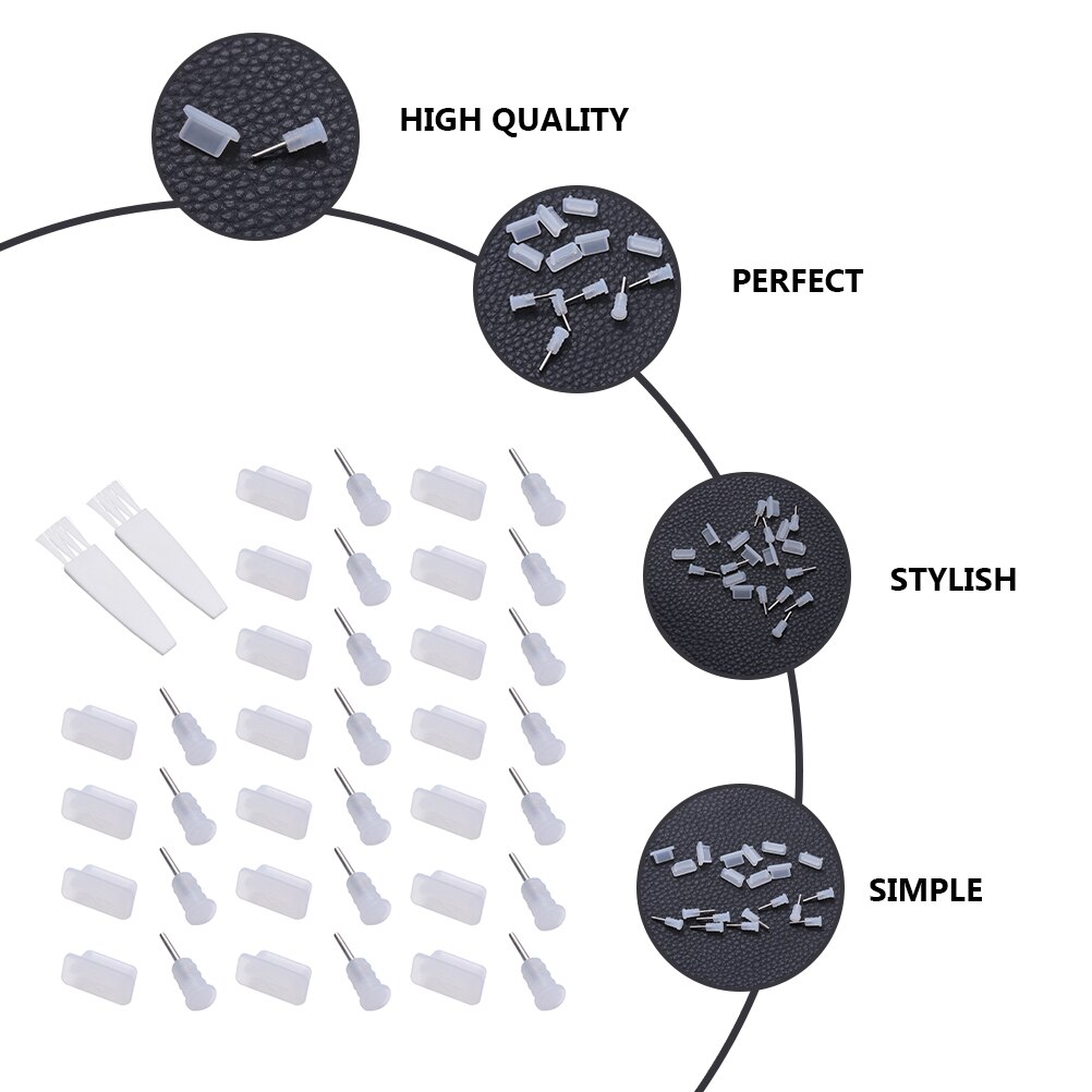 20 paar usb-staubschutzkappen aus silikon