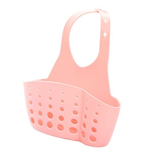 Sac suspendu d'évier, sac de rangement en caoutchouc, support de robinet, porte-éponge de savon, étagère de salle de bain réglable, fournitures d'accessoires de cuisine: A3