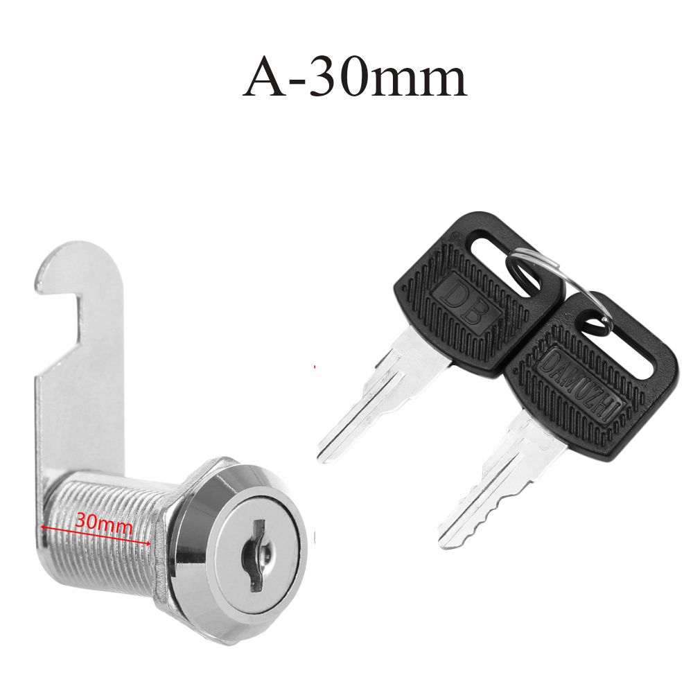 Durable Safe Furniture Hardware Mailbox Home Indoor Security Locksmith Tool Drawer Cam Lock Door Lock Cylinder Cupboard Padlock: Red