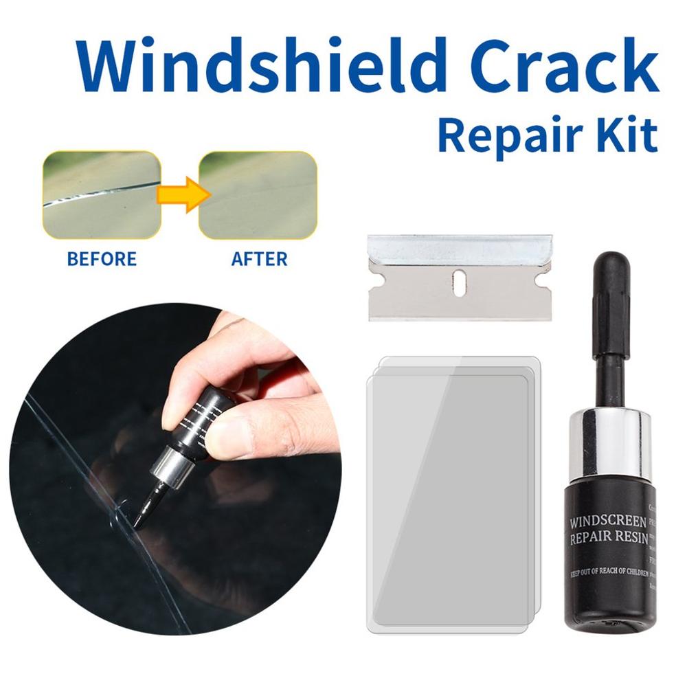 1 Set Voorruit Reparatie Tool Auto Glas Reparatie Tool Crack Glas Reparatie Vloeistof Auto Voorruit Reparatie Vloeistof