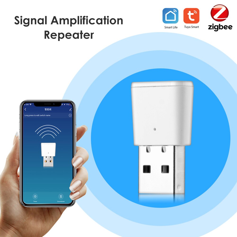 Draagbare Usb Signaal Repeater Universal Wireless Smart Versterker Wifi Router Booster Extender Voor Tuya Zigbee