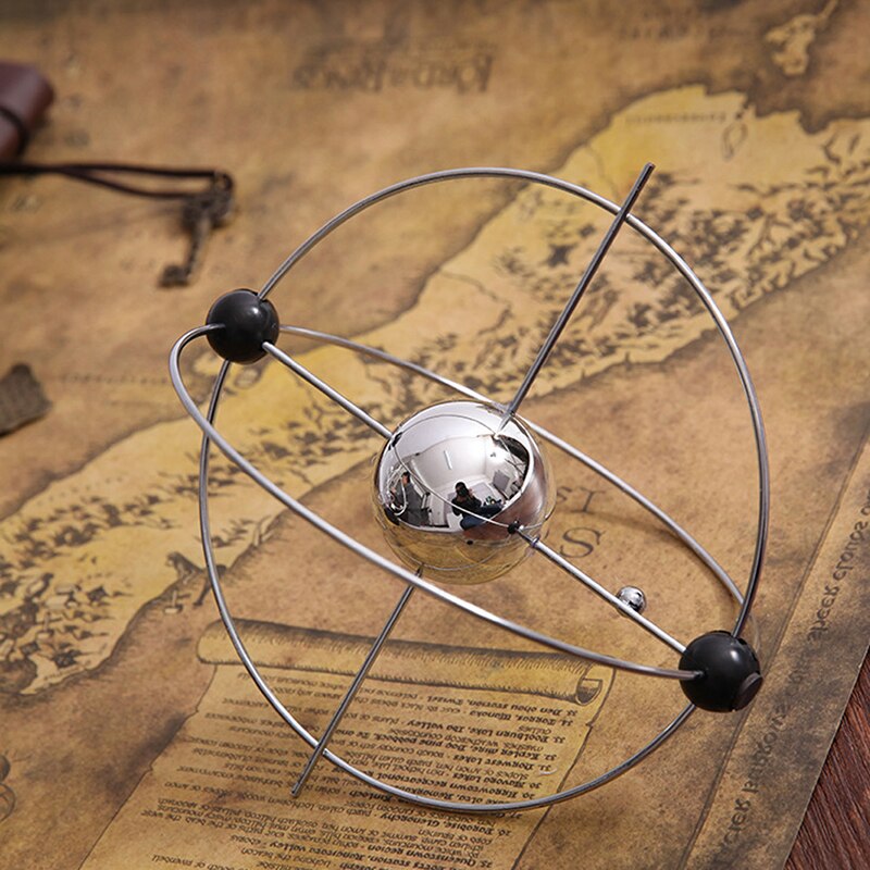 Kinetic orbital revolverende gadget perpetual motion skrivebord kontor kunst indretning legetøj  b2qd