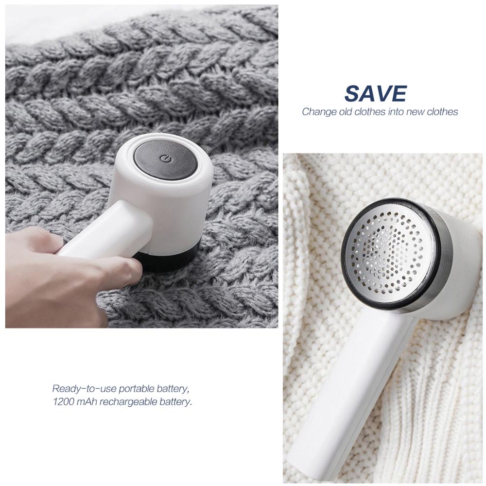 Rechargeable Portable Lint Remover Clothes fuzz pellet trimmer machine Charge Fabric Shaver Removes for clothes Spools removal