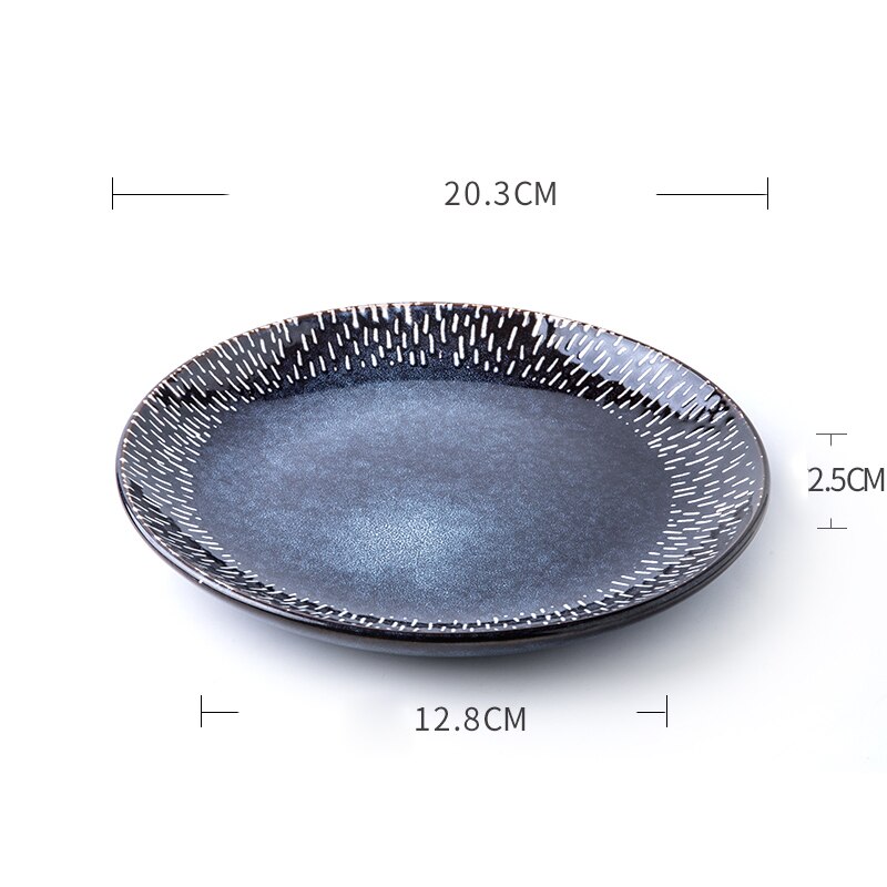 Assiette Céramique Bleu Mediterraneo – Vaisselle Home – Marblechic