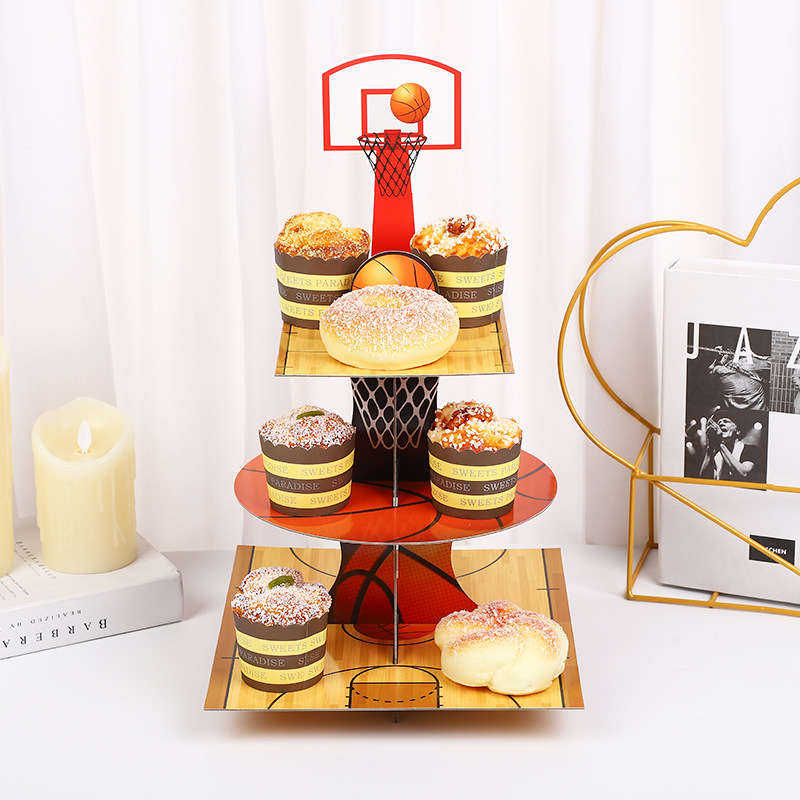 Suministros de de cumpleaños de baloncesto, recuerdos, pajitas de papel de baloncesto, adornos para magdalenas, llavero, caja de barco, decoración deportiva para de baloncesto