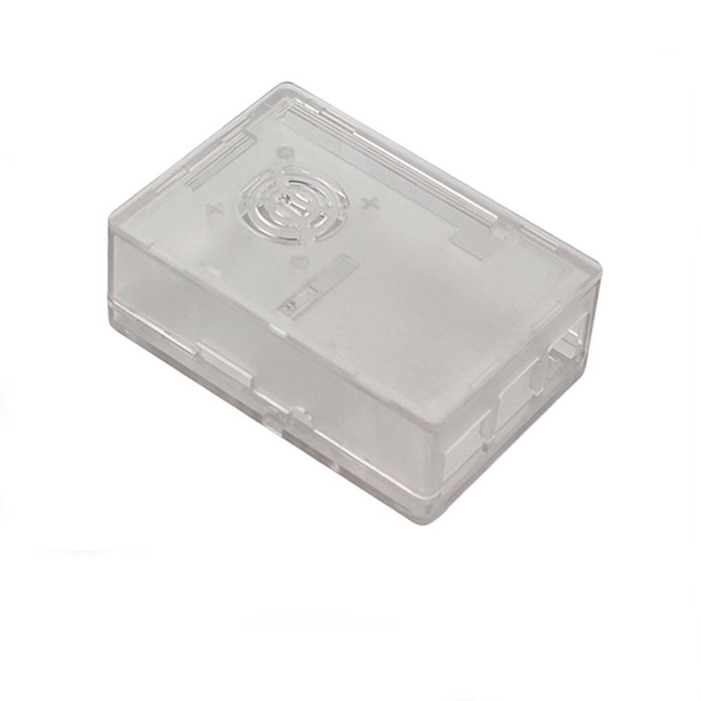Raspberry Pi 3 Model B + Plus Case Plastic ABS Case Shell Box + 5V Koelventilator voor raspberry Pi 3 3.5 inch Touchscreen: WHITE