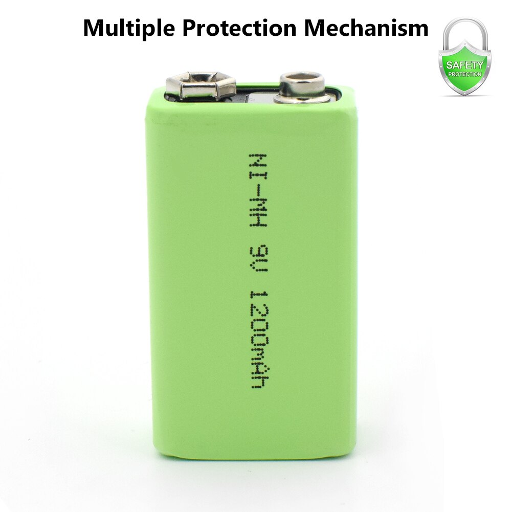 100% Original For Toys Smoke 9V 1200mAh rechargeable battery Low price and for instruments Ni-MH battery packs