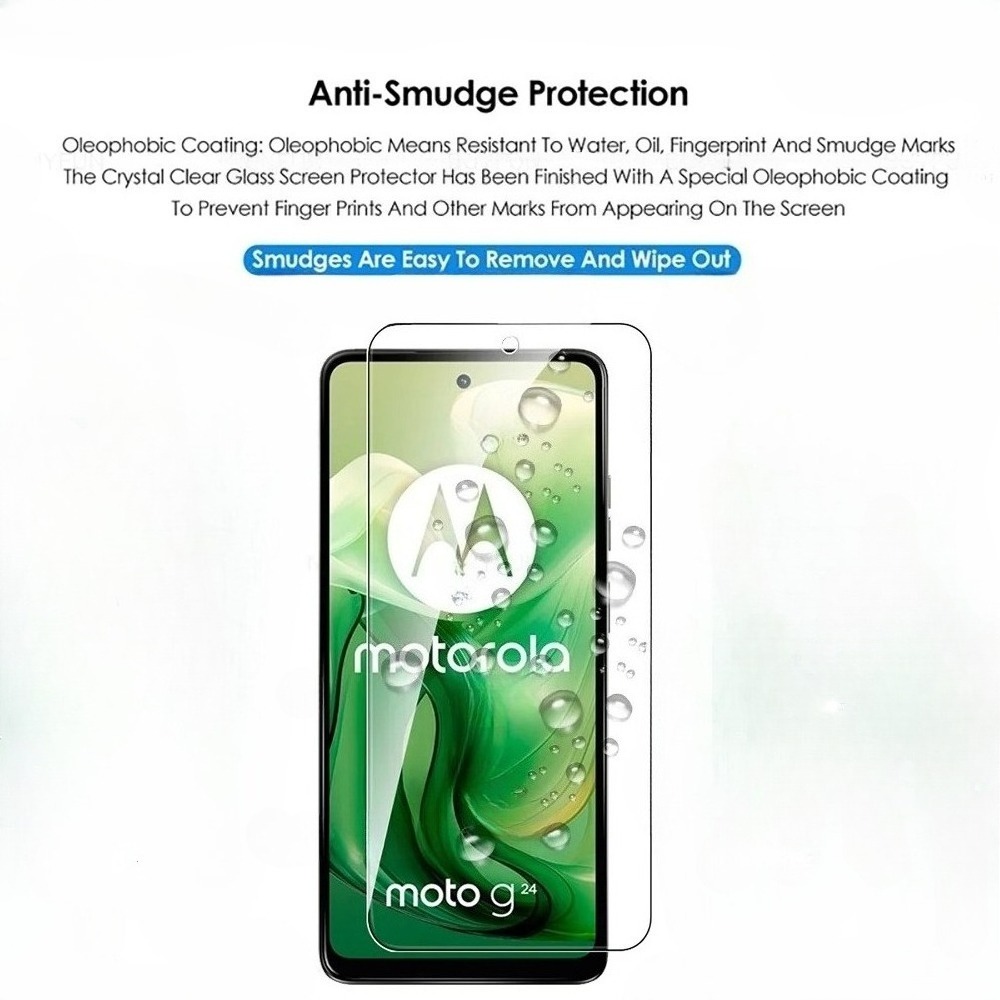 5 uds vidrio templado para Motorola Moto G15 G55 G45 G35 E15 Protector de pantalla de potencia para Moto G05 G04s G14 G34 G54 G64 G85 5G G75