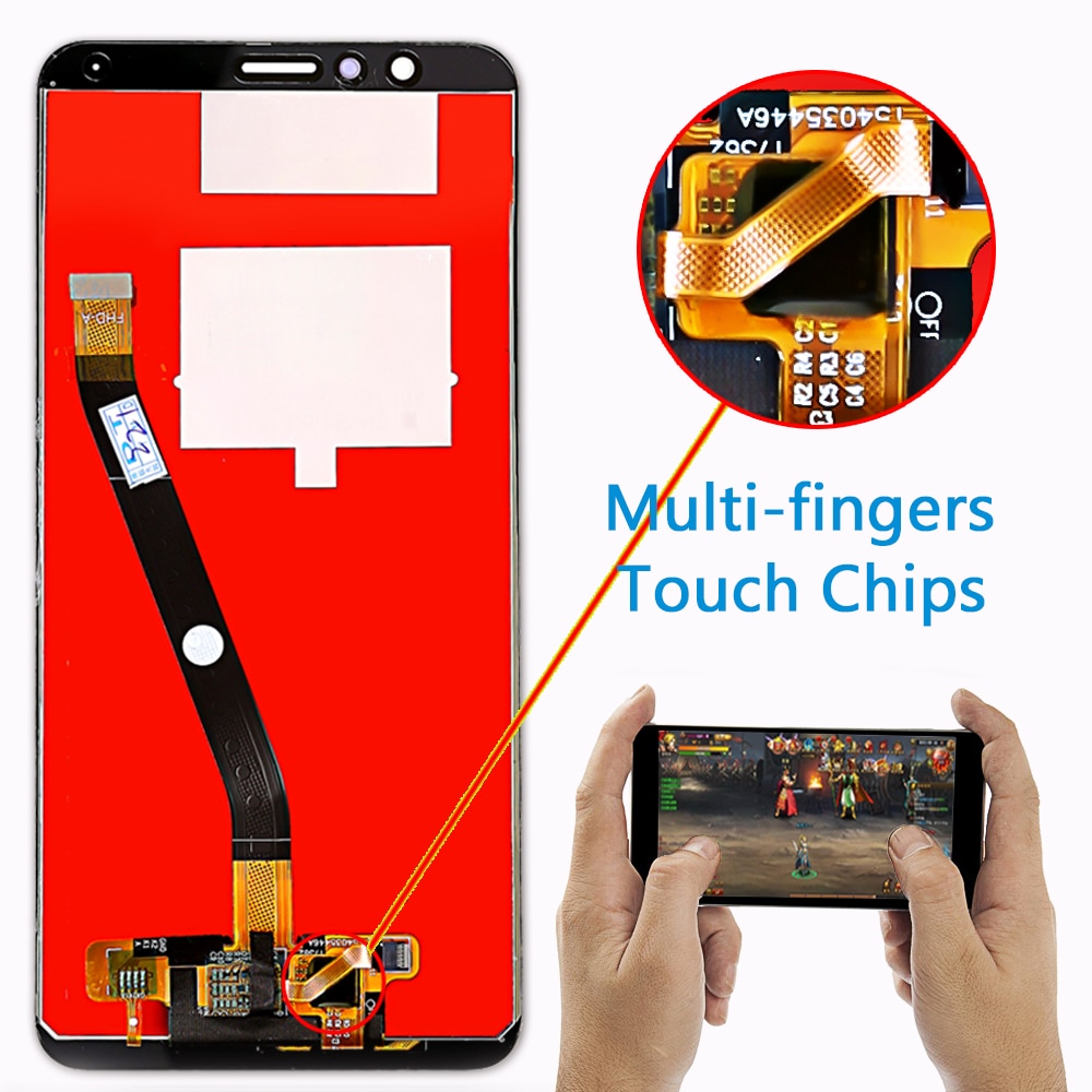 Huawei Honor 7X LCD Display BND-L21 BND-L22 BND-L24 Touch Screen 5.93 inch Digitizer Assembly Frame with Free glass film Tools