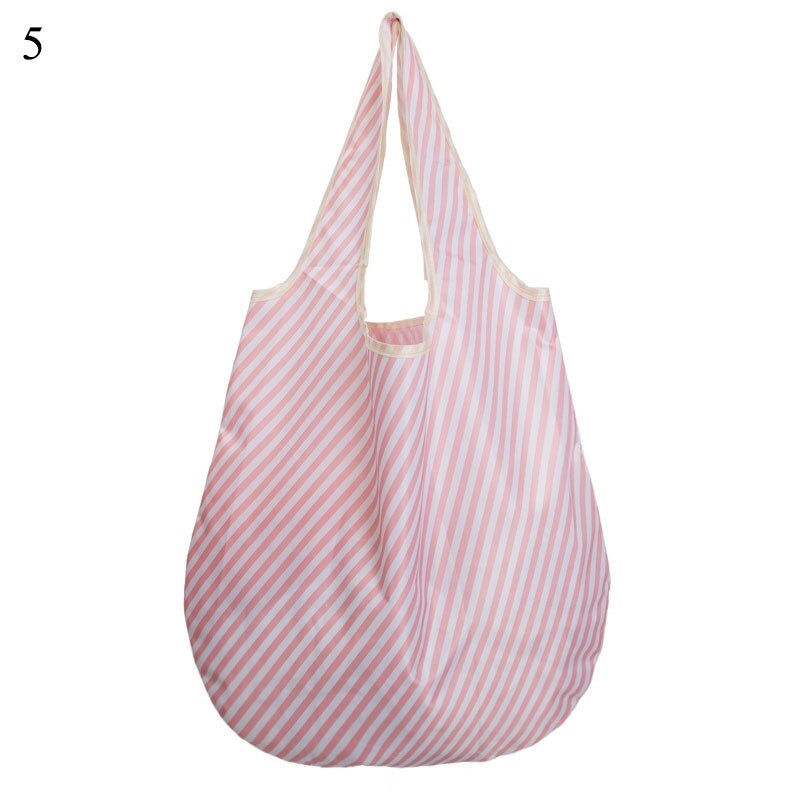 Opvouwbare tas nylon boodschappentas opvouwbare tas herbruikbare tas grote eco-tas boodschappentas milieuvriendelijke tas tote herbruikbare boodschappentas: 5
