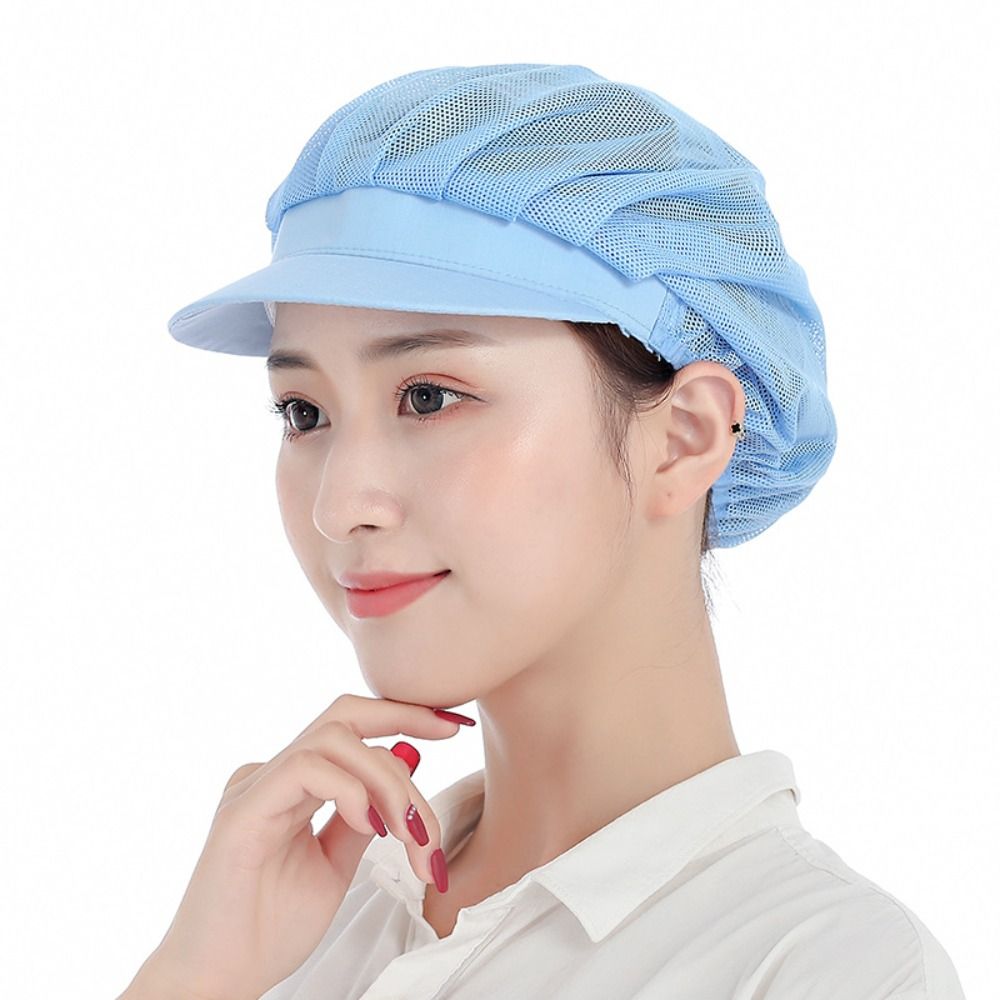 Chic Cloth Work Hat Work Wear Smoke-proof Dust Dustproof Hat Breathable Hotel Cook Cap Hotel Restaurants: black