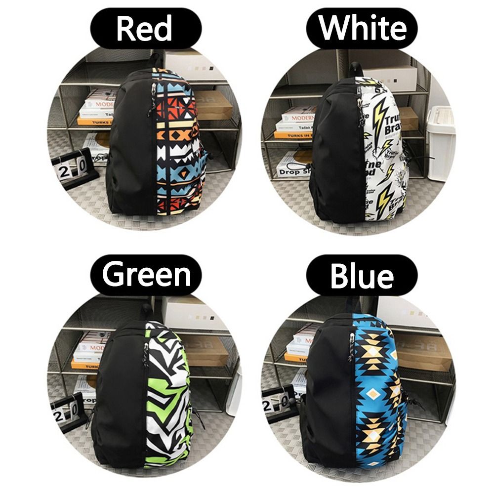 Oxford Fabric Outdoor Travel Bag Wear-resistant Multiple Pockets College Students Backpack Waterproof Breathable