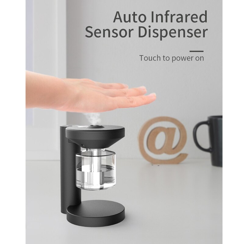 45ml Alcohol Spray Hospital Hand Sanitizer Machine Soap Dispenser Automatic Touchless Touch Free Smart Soap Dispenser
