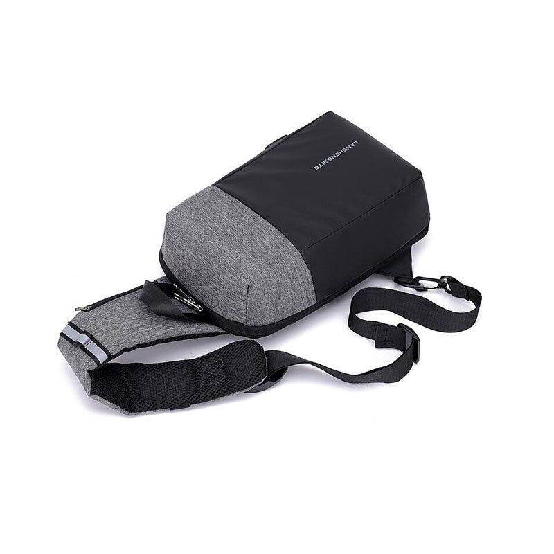 Uosc multifunctionele crossbody tassen heren usb oplaadbaar borsttas korte reis messengers borsttas waterafstotende schoudertas heren