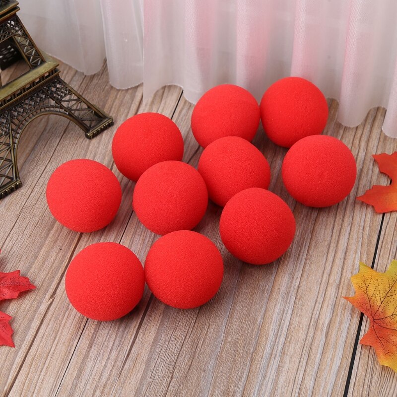 10PCS 3.5cm Finger Sponge Ball magic tricks Classical magician Illusion Comedy close-up stage card magic Accessories