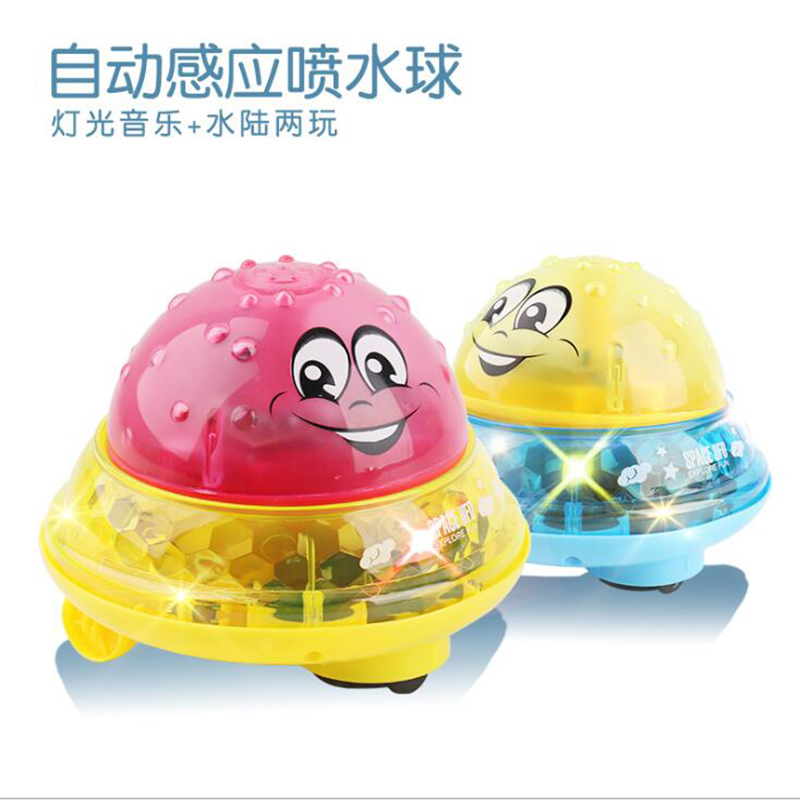 Bad Speelgoed Spuiten Water Licht Draaien Met Douche Zwembad Kinderen Speelgoed Voor Kinderen Peuter Zwemmen Party Badkamer Led Licht Speelgoed