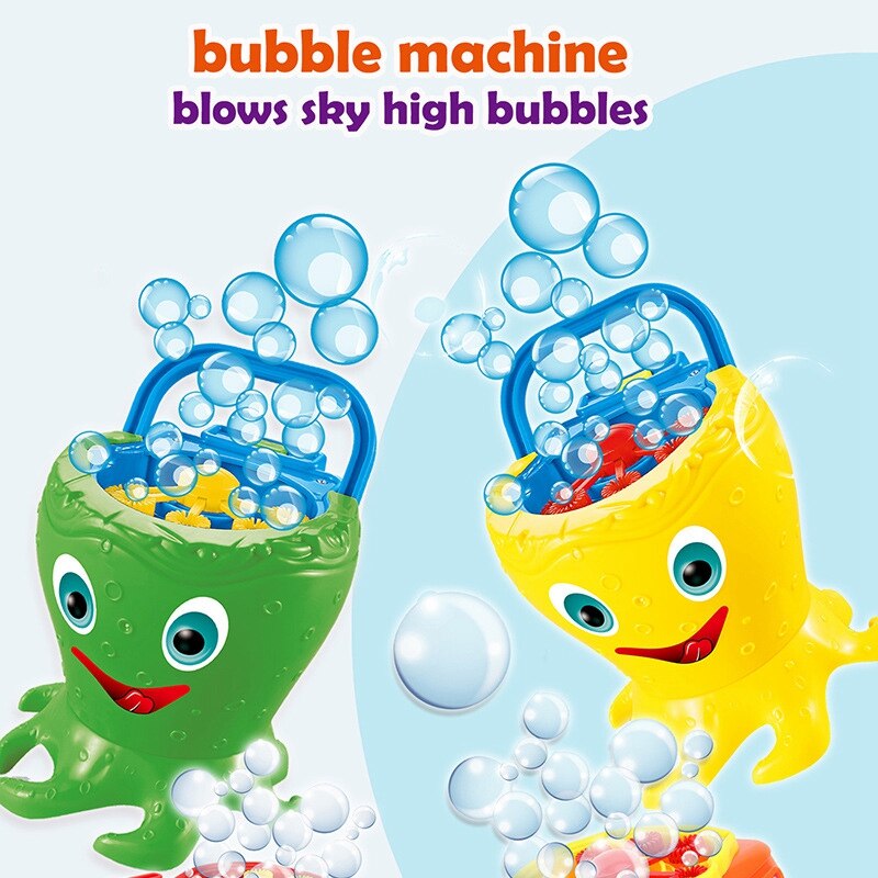 Bubble Machine Octopus Automatische Bubble Maker Voor Kinderen Voor Party Beste Bubble Speelgoed Perfecte Outdoor & Indoor Jongens Meisjes