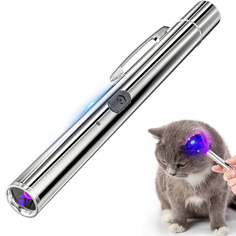 Wood's Lamp Portable,UV Black Light For Pet Dog/Cat Care,Cat Ringworm Detector, Pet Urine Detector,Rechargeable: Default Title