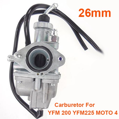 26Mm Carburateur Carb Voor Yamaha Moto 4 Yfm 200 225 YFM200 YFM225 Trimoto 125CC Breeze