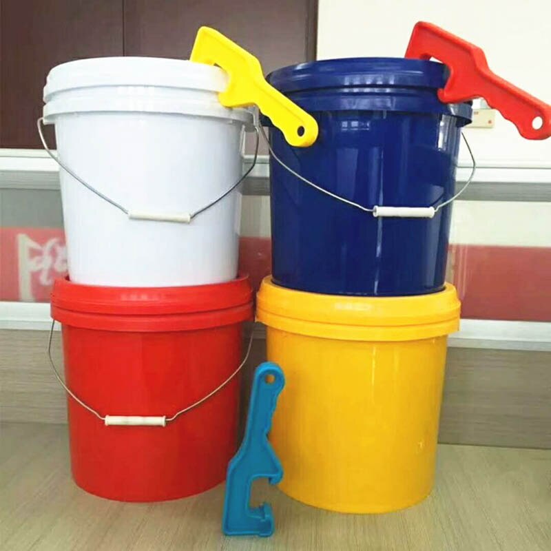 2Pcs Verf Emmer Opener Plastic Gallon Honing Emmer Emmer Verf Vat Deksel Blikopener Deksels Remover Schilderen Gereedschap Thuis gadgets
