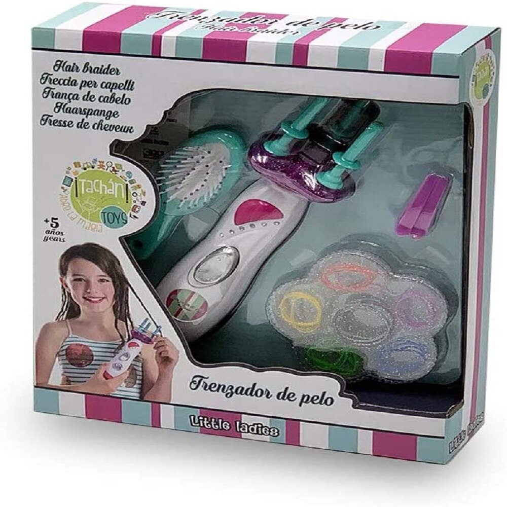 Braider électrique portatif de cheveux pour des filles, machine de tissage de cheveux, outils de coiffure tressés de tresse,