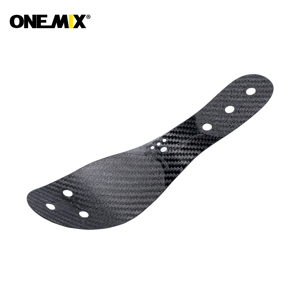 Onemix-Plantilla de fibra de carbono para calzado deportivo Marathon, plantilla de palma completa, placa de carbono, 45 grados, aumento de velocidad, efecto de estabilidad visible: 41-42