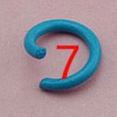 100 pcs/lot 1,2x8mm Bunte Metall DIY Schmuck Offene Einzelnen Loops Jump Ringe & Split ring für schmuck machen: blue 7