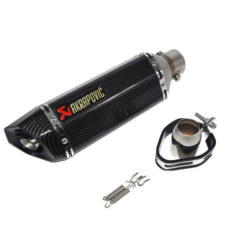 Universele voor akrapovic moto rcycle uitlaat escape moto met db killer Uitlaat Systemen voor honda benelli msx125 nmax EP01: stickers 2