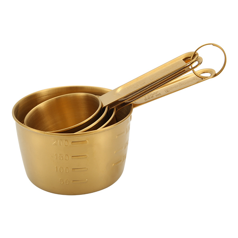 Like A Breeze 8 stks Meten Lepel Metende Cups Rose Gold