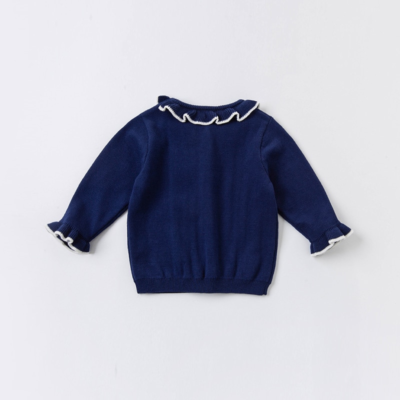 DBM17468 dave bella inverno neonate natale cartone animato maglione lavorato a maglia moda per bambini boutique boutique top