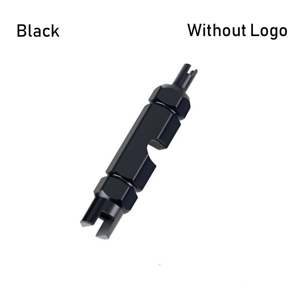 1Stck Fahrrad Ventil Werkzeug MTB Rennrad Ventil Ader Verlängerung Stange Entferner Multifunktions Anti-Unterhose Luft Ventil Schlüssel demontage Werkzeug: Schwarz ohne Logo