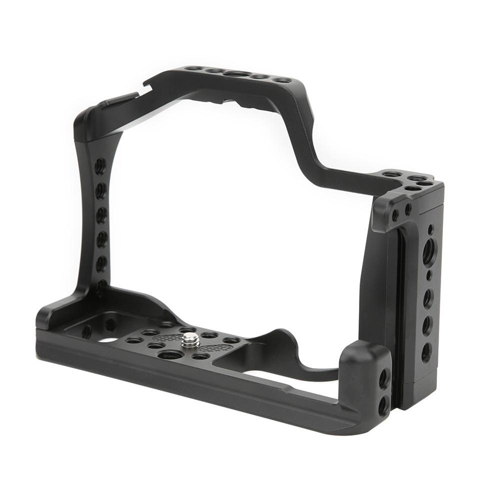Metall Kamera KäFeige Anlage Griff Griff mit Kalten Schuh Montieren 1/4 3/8in Schraube Löcher für Kanon EOS M50/M5 Spiegellose Kamera Zubehör