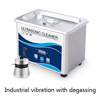 0.8L Ultrasone Reiniger Bad Digitale Ultrasound Wave Rvs Glazen Sieraden Horloges Smart Cleaning Machine Met Mand: industrial vibration / UK