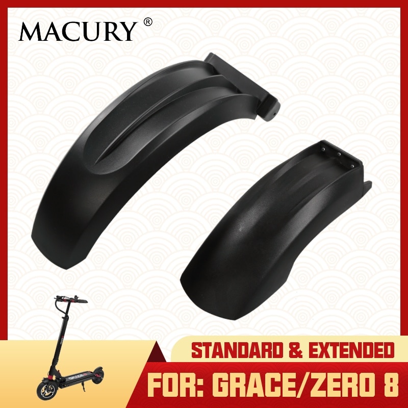 Guardabarros delantero y trasero estándar y extendido para Grace 8 Zero 8 Zero8 T8, cubierta de rueda de patinete eléctrico, repuestos de lujo