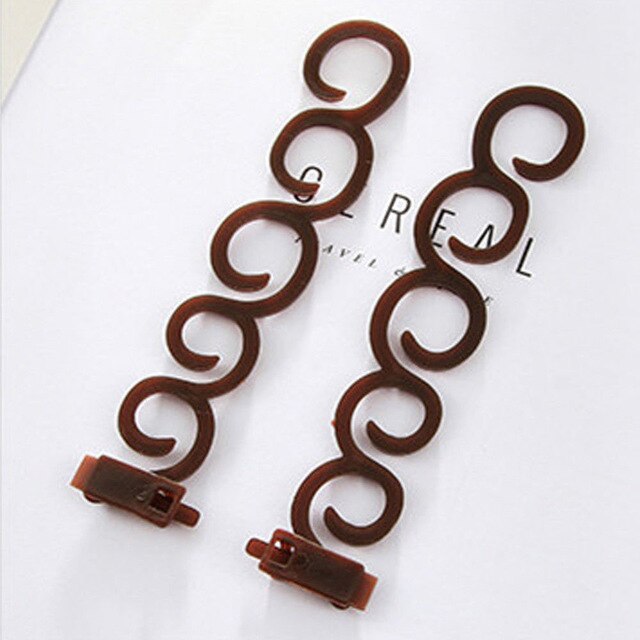 Magic Women Synthetic Twist Hair Bun Maker Donut Headband Styling Braid Holder Hair Band Easy Quick Bun Making Tool: 4