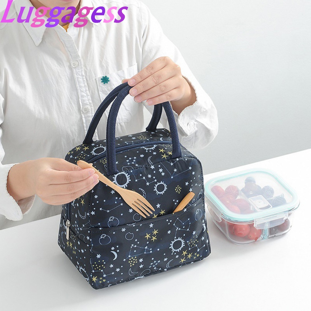 bolsa termica Lunch Bag Portable Waterproof Thickness Picnic Lunch Bag Office loncheras para mujer food bag