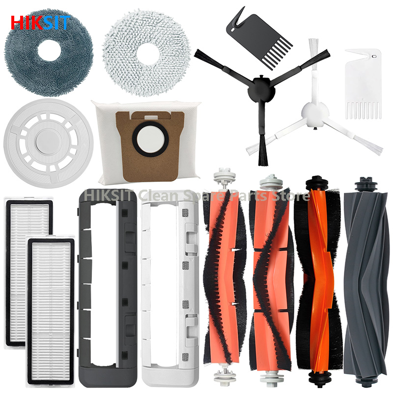 For Dreame S10 / S10 Pro / S10 Plus / L10s Pro / L10s Ultra / S20 Pro Plus / XiaoMi Mijia Omni Robot X10+ Brush Filter Mop Cloth